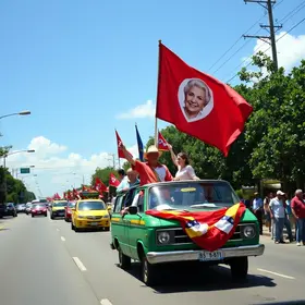 Militantes organizam caravanas por todo o país para ver 1º ato de campanha de Lula
