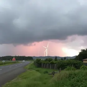 Ventos fortes de até 90 km/h já atingem o ABC e Defesa Civil alerta para temporais até quinta